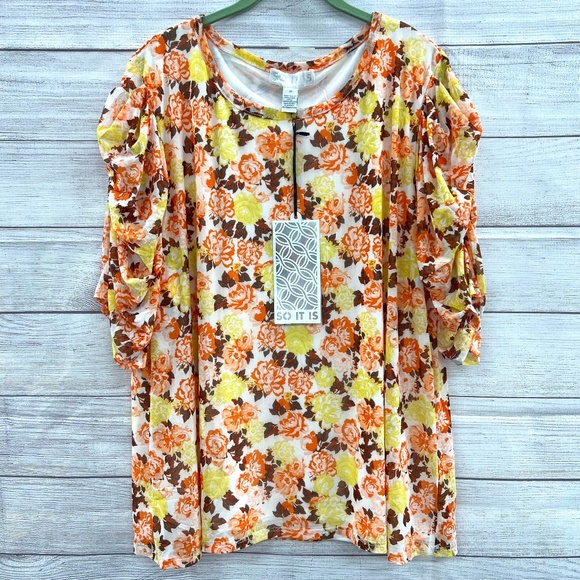 Summer Roses Top - Picture 1 of 6